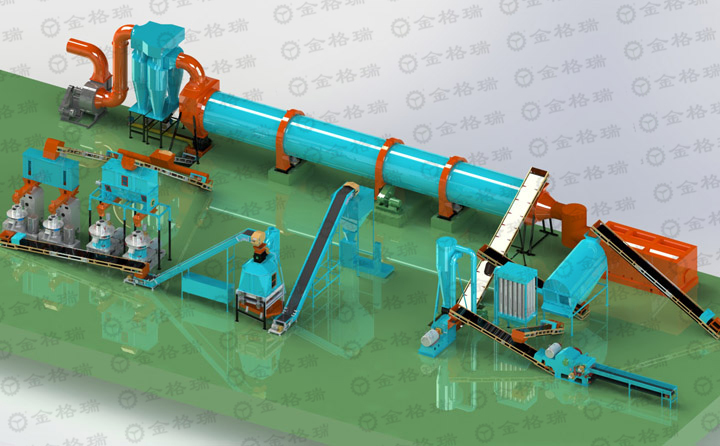 秸稈壓塊機生產線