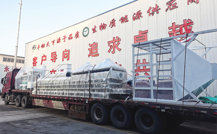 制粒機生產(chǎn)線設備裝車完成