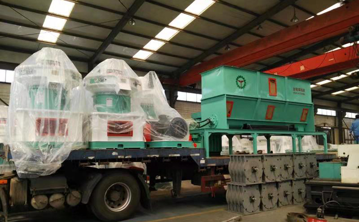 哈爾濱秸稈顆粒機(jī)已裝車