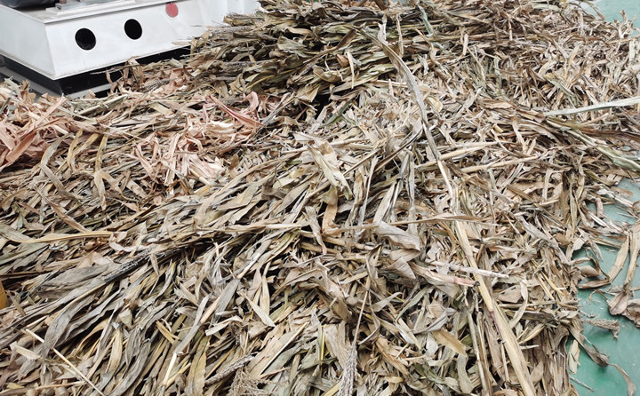 秸稈制粒機物料