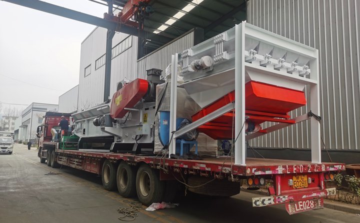 內蒙古秸稈顆粒機大產量設備發貨